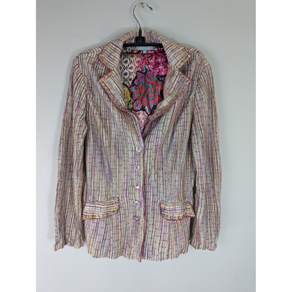 Passion Concept‎ Art To Wear Artsy Fun Colorful Jacket Medium